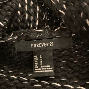 Black and white cardigan